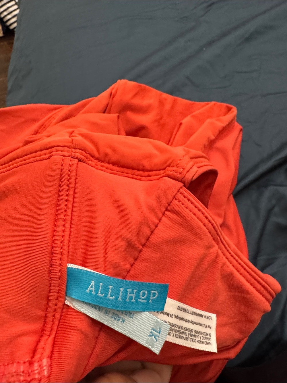 ALLIHOP burt orange one piece swimsuit - Picture 4 of 4